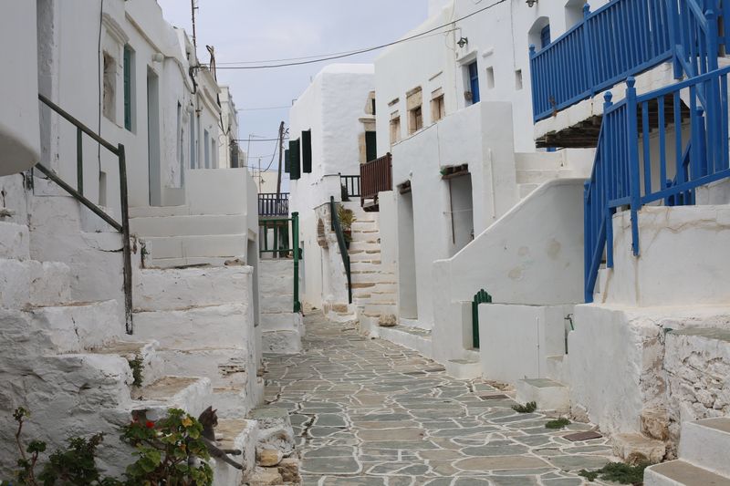 Greek island alleyway