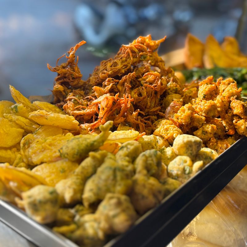 Sourdough Indian Pakora Lentil Drop Biscuits
