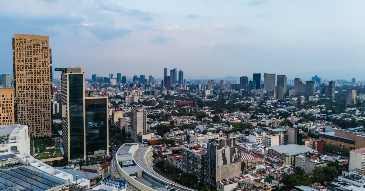 Mexico View Mexico City Aerial View Featuring Modern Skyline · Free Stock Photo