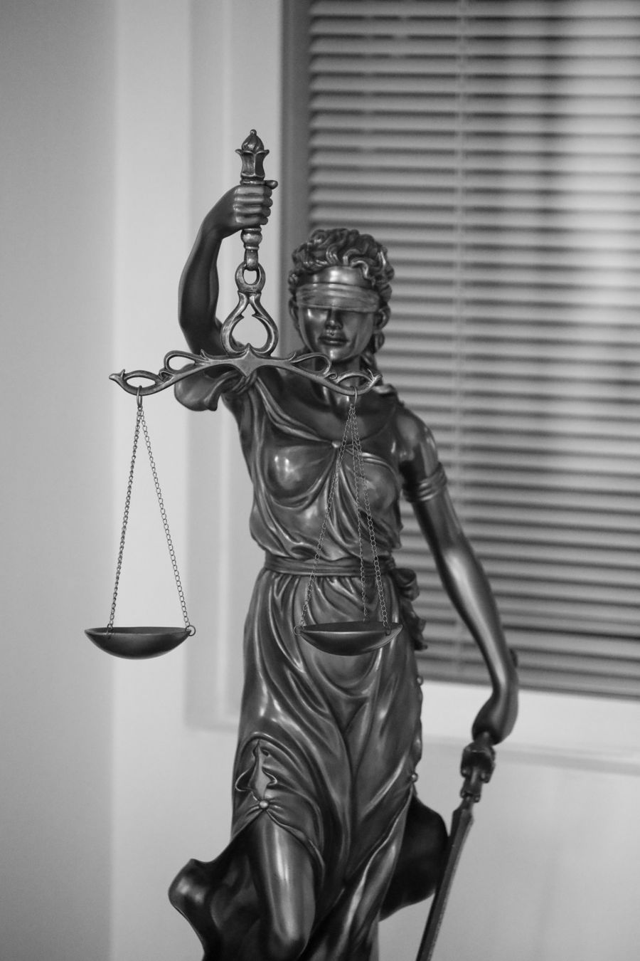 Lady Justice statue representing law and justice