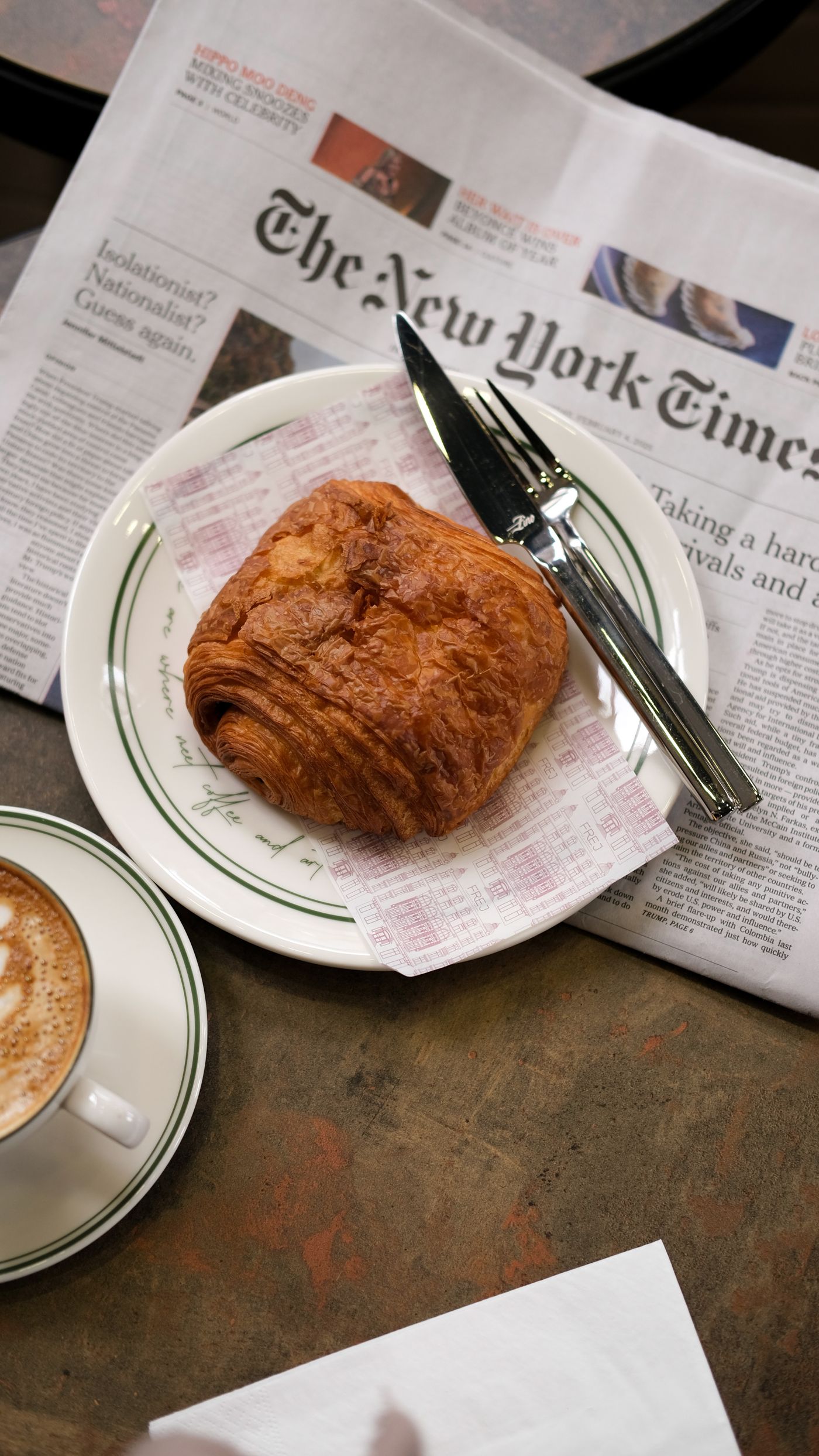 Representative pastry and coffee photo