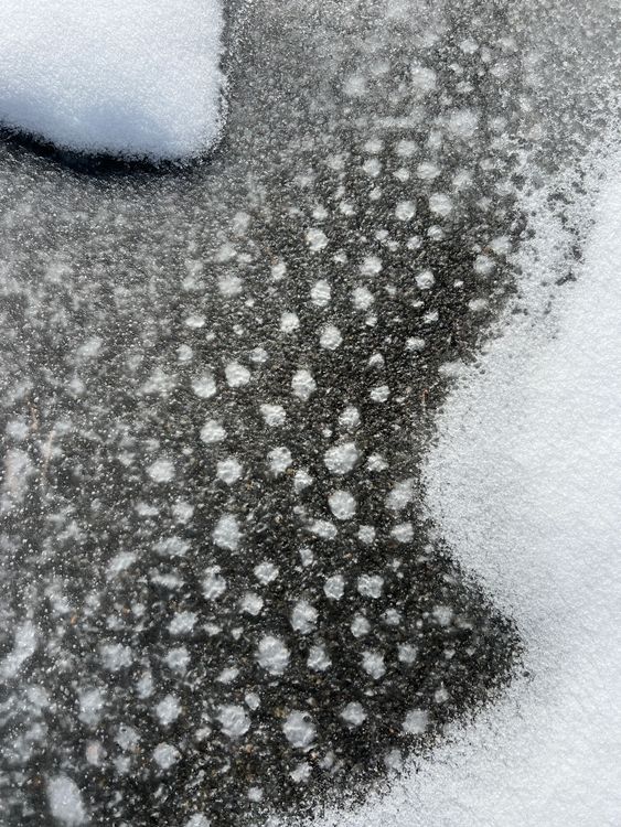 Snow Patterns Examples Abstract Snow Patterns on Icy Surface · Free Stock Photo