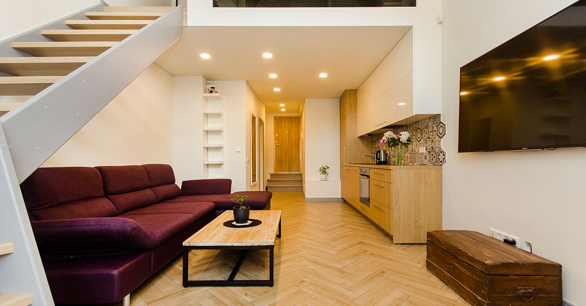 Modern Loft Apartment with Cozy Interior Design · Free Stock Photo