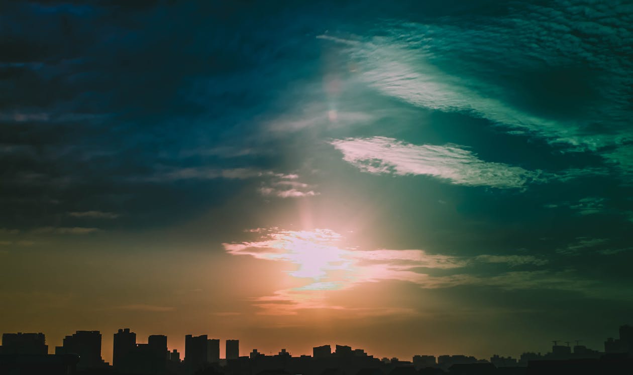 地平線, 日の出の無料の写真素材