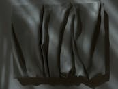 Abstract Draped Fabric with Dramatic Shadows