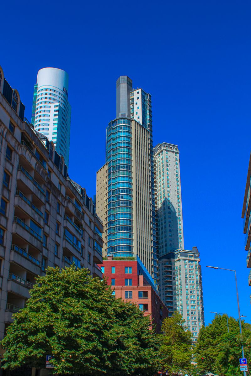 Buenos Aires urban panorama with modern skyscrapers