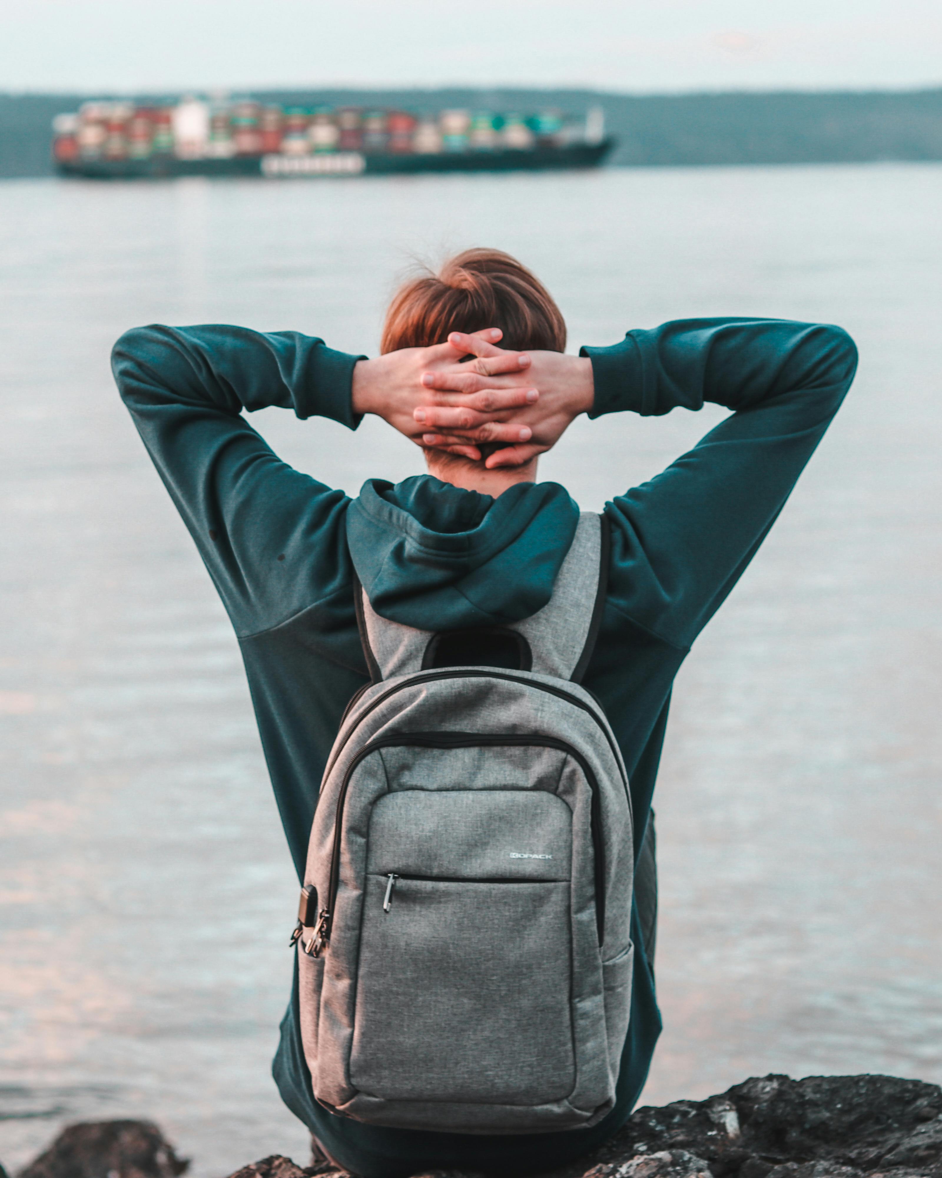 Person Carrying a Backpack · Free Stock Photo