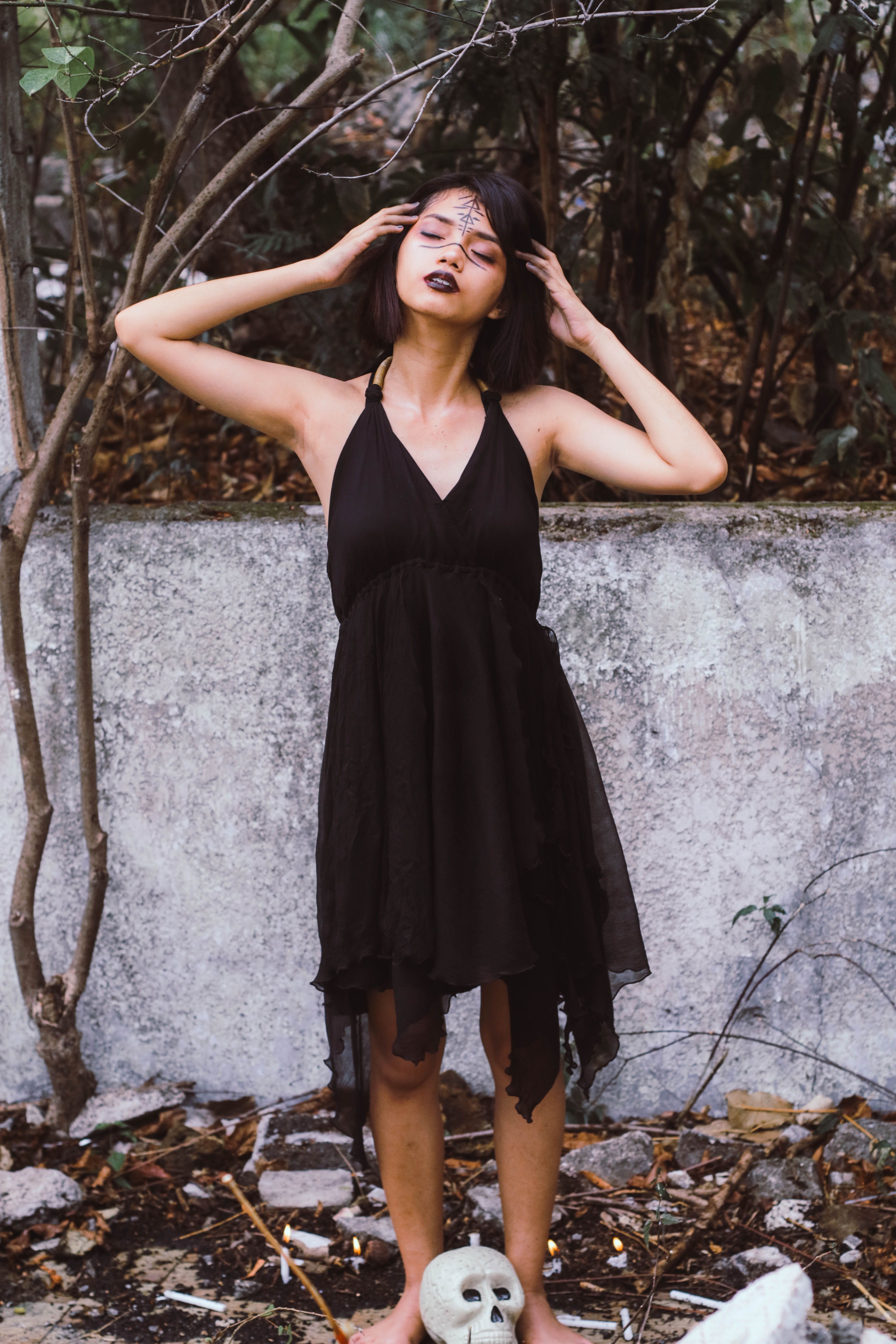 Here She is Dress in Black