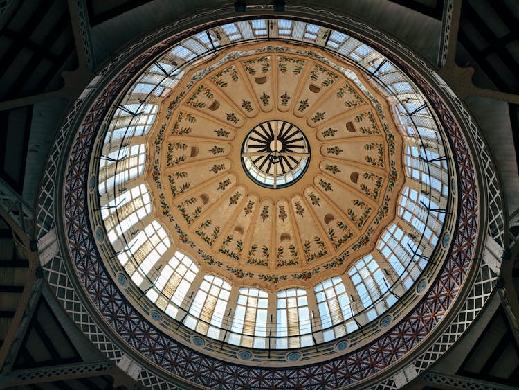 The Dome At The Mercado Central, Valencia, Spain