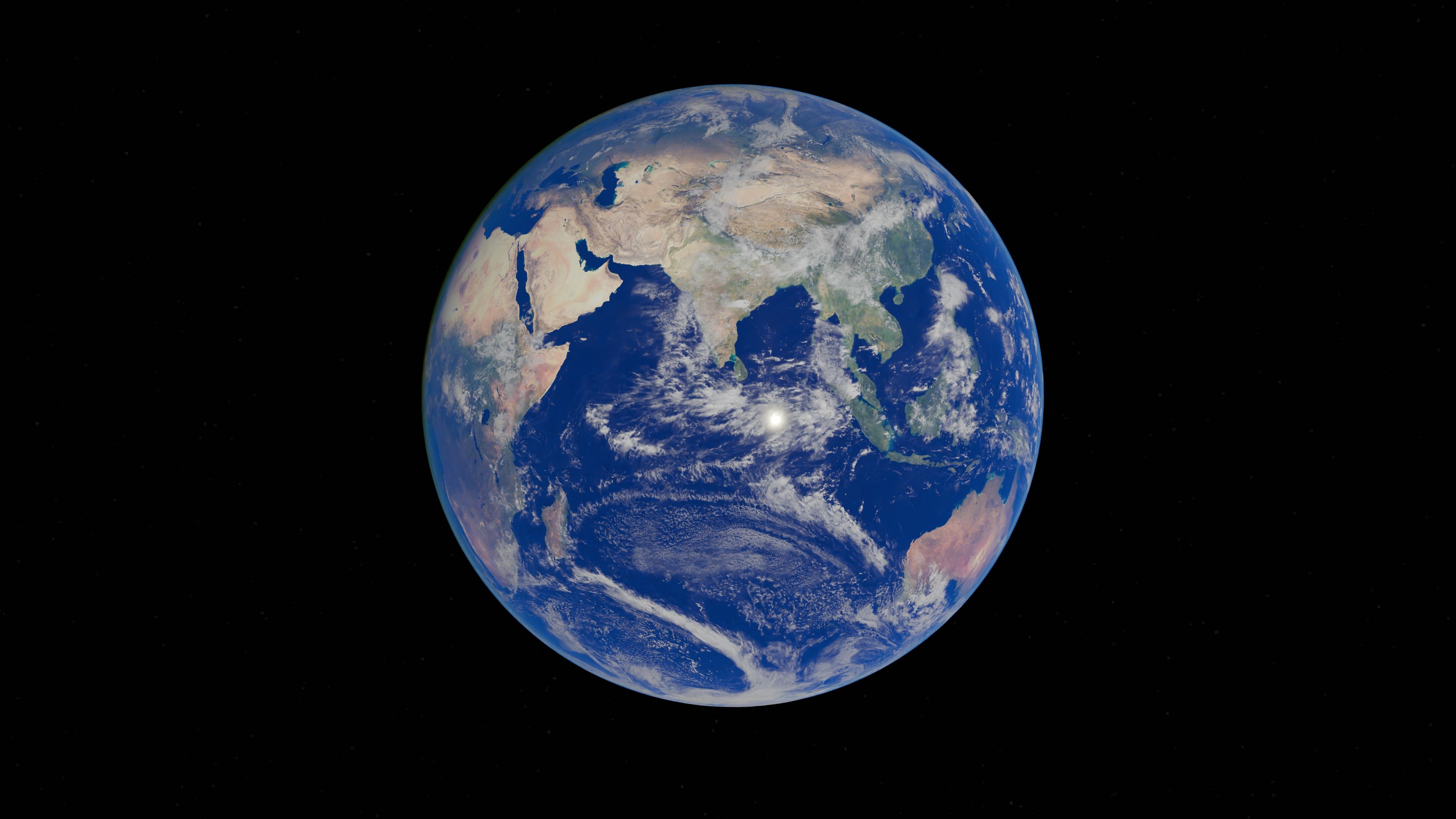 Stunning View Of Planet Earth From Space Free Stock Photo