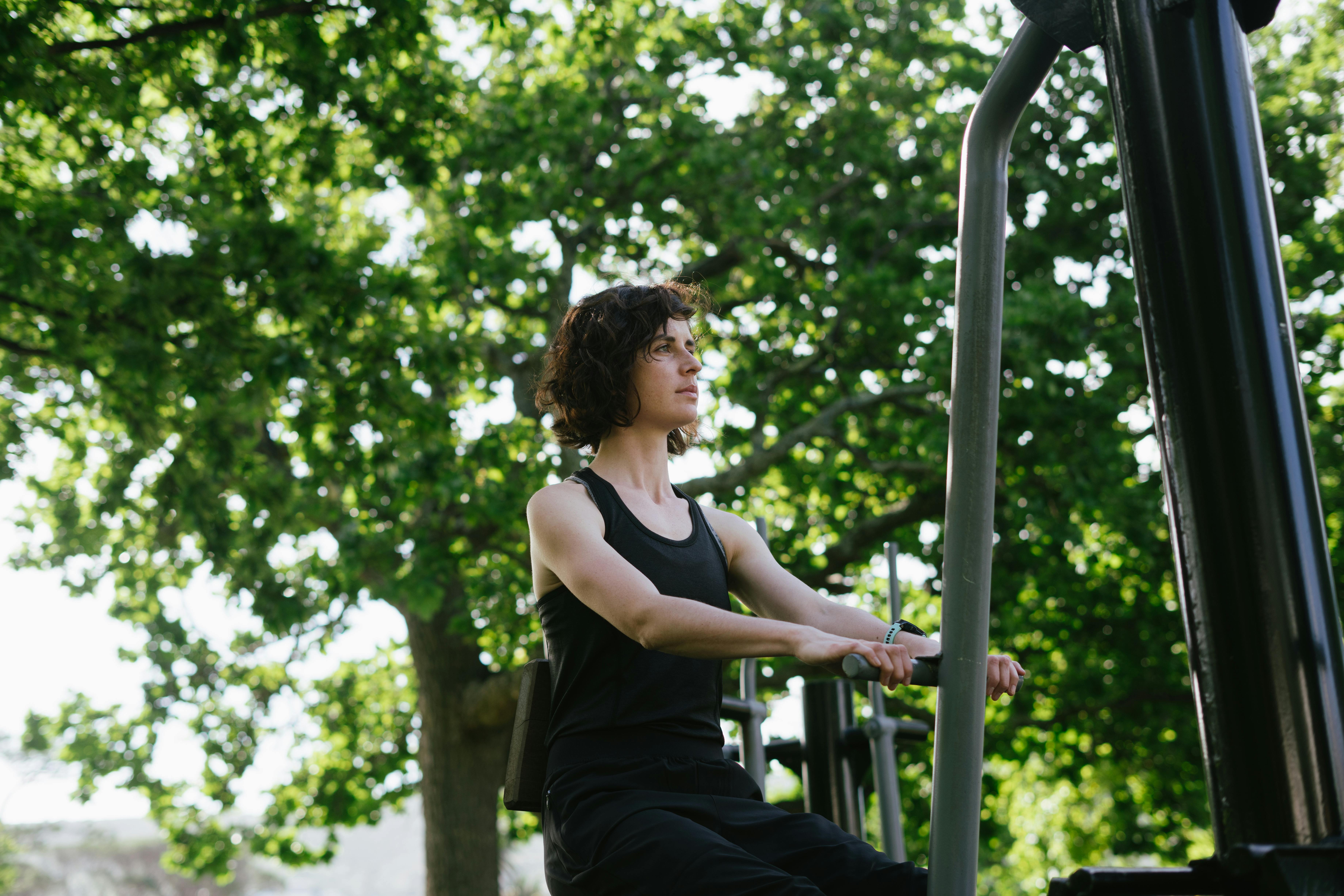 Photo Of Woman Using Sports Equipment