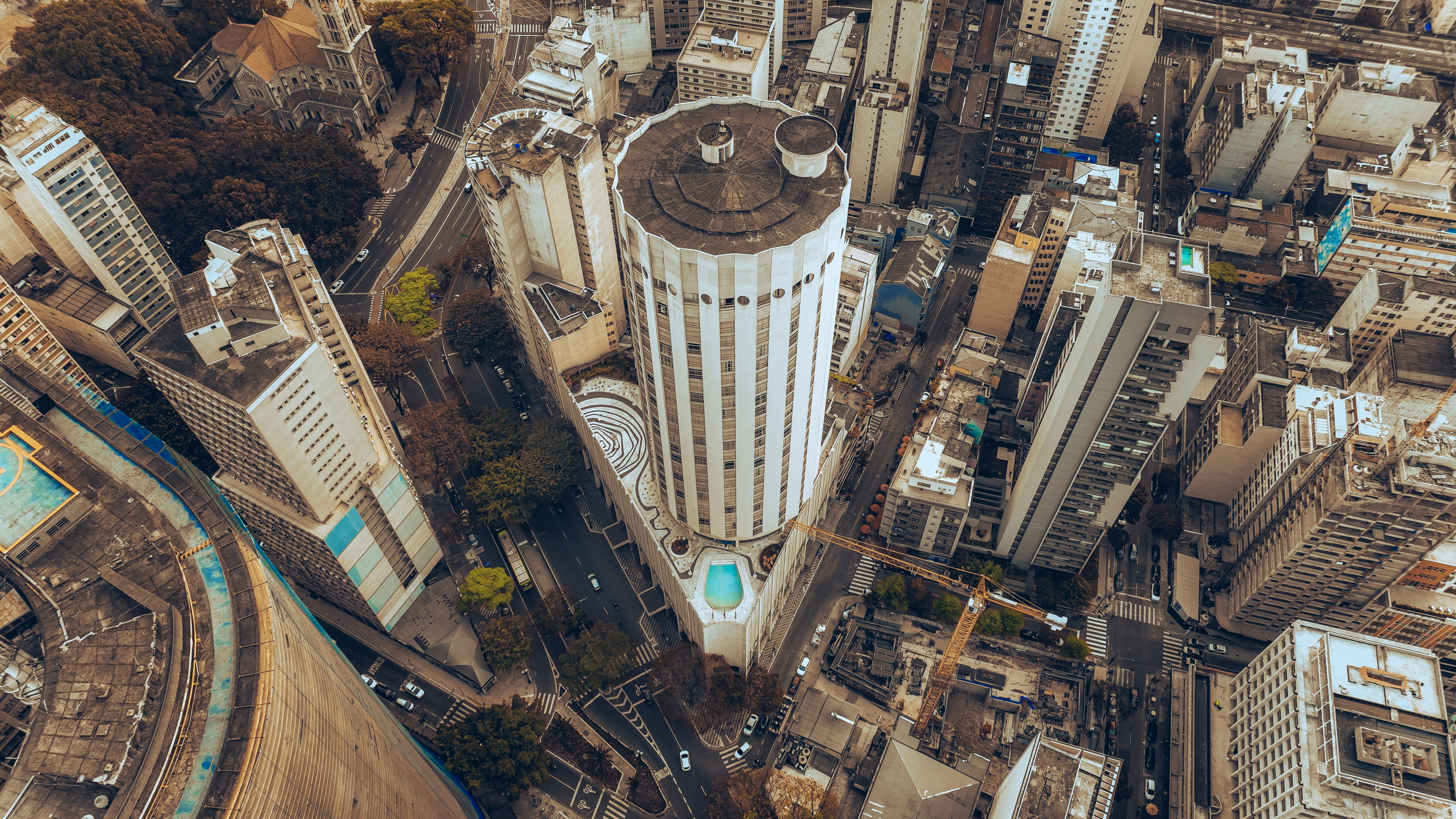 Aerial View of Downtown São Paulo Cityscape · Free Stock Photo