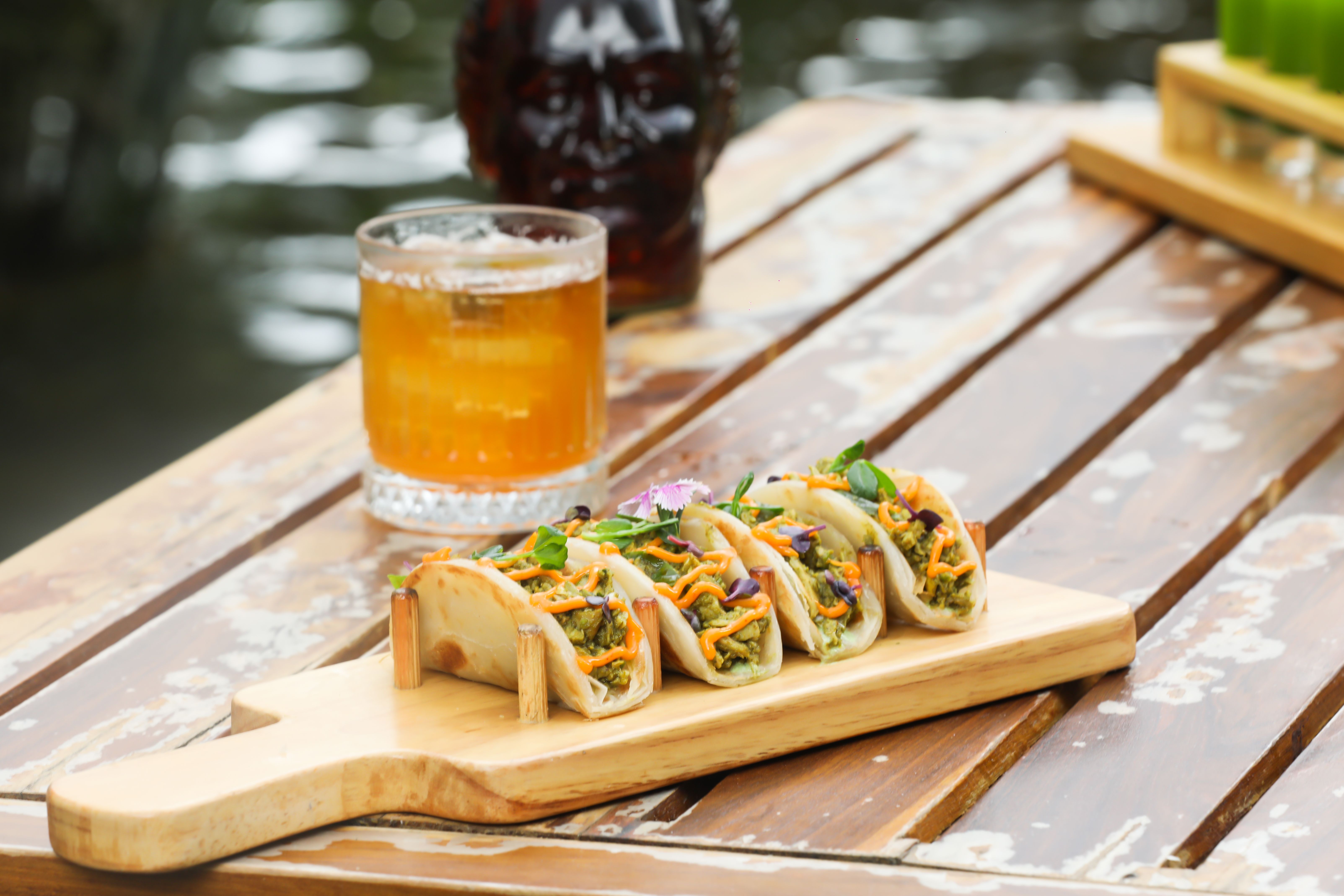 Chipotle Gyoza with Charred Corn