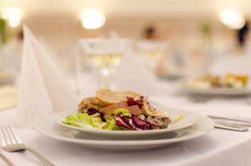 Free Close-up of Meal Served in Plate Stock Photo