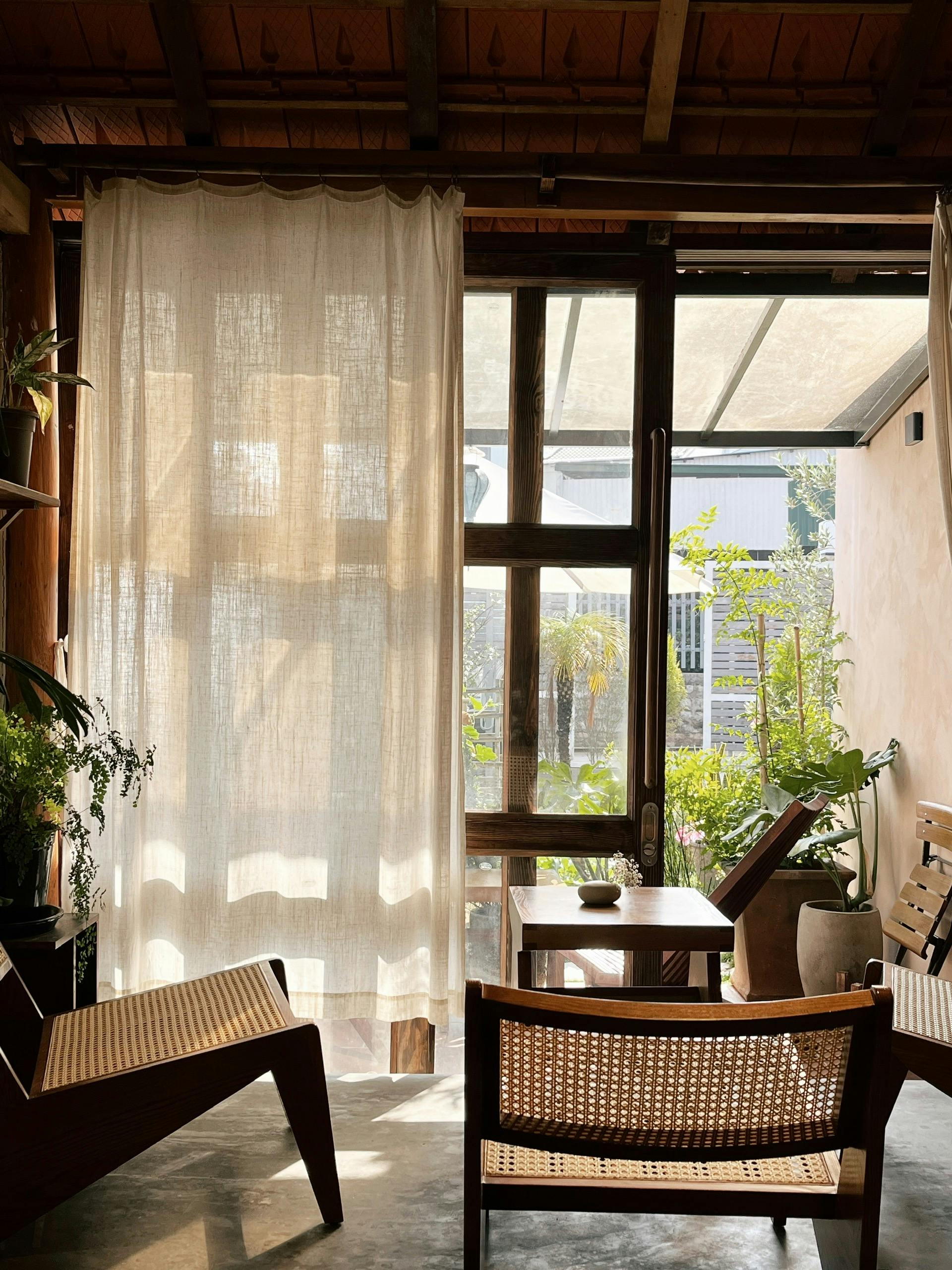 Ambiente familiar da pousada