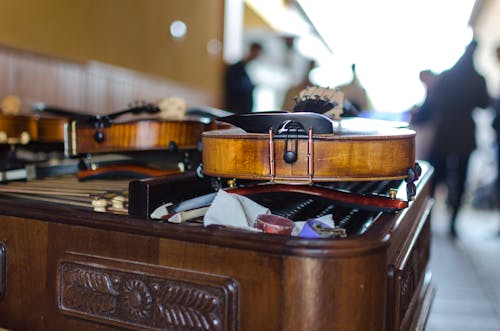 Free Brown Violin Stock Photo