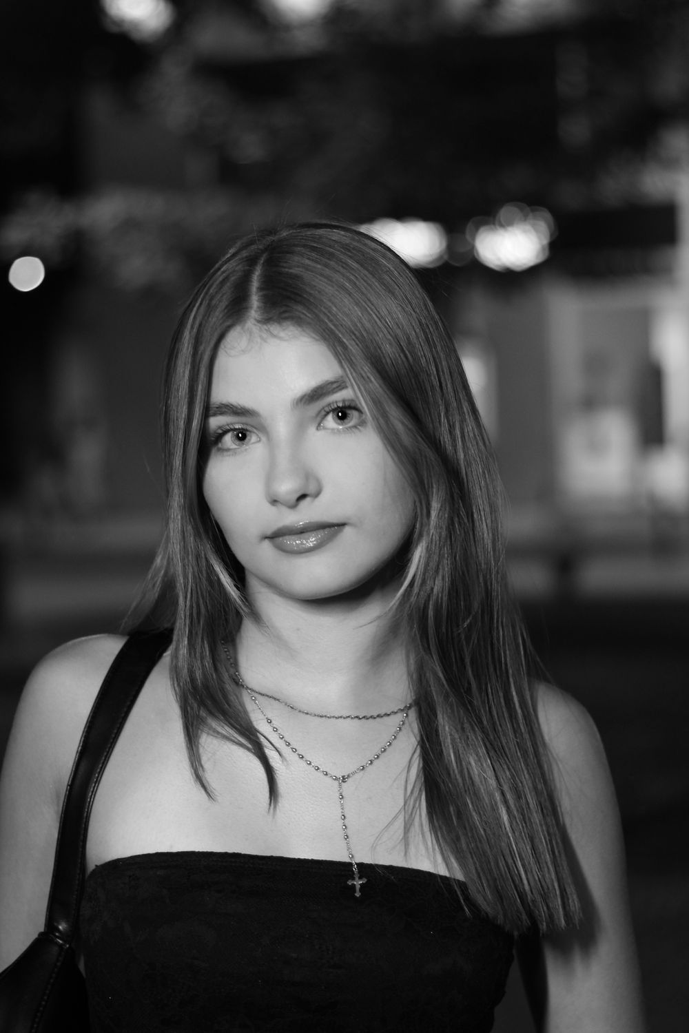 Elegant Black and White Portrait of a Young Woman · Free Stock Photo