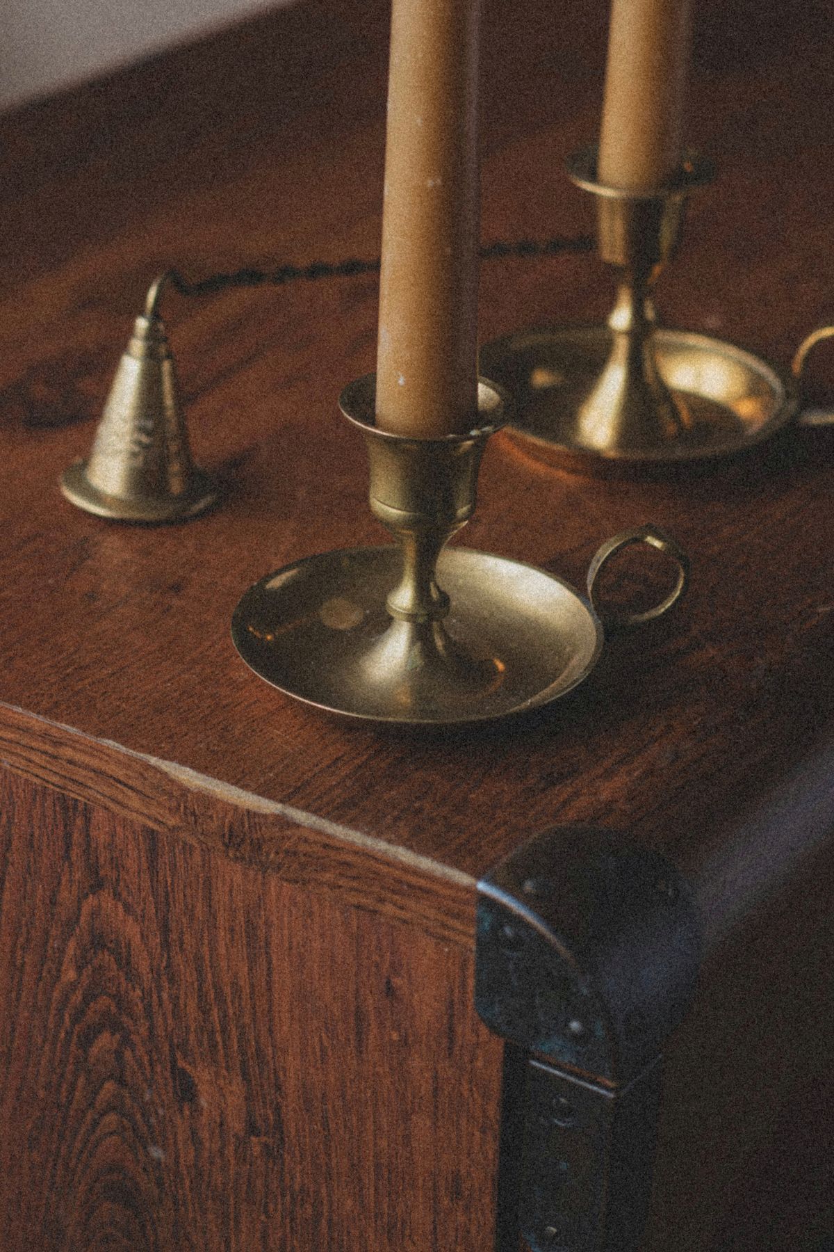 Solis Brass Candle Holders