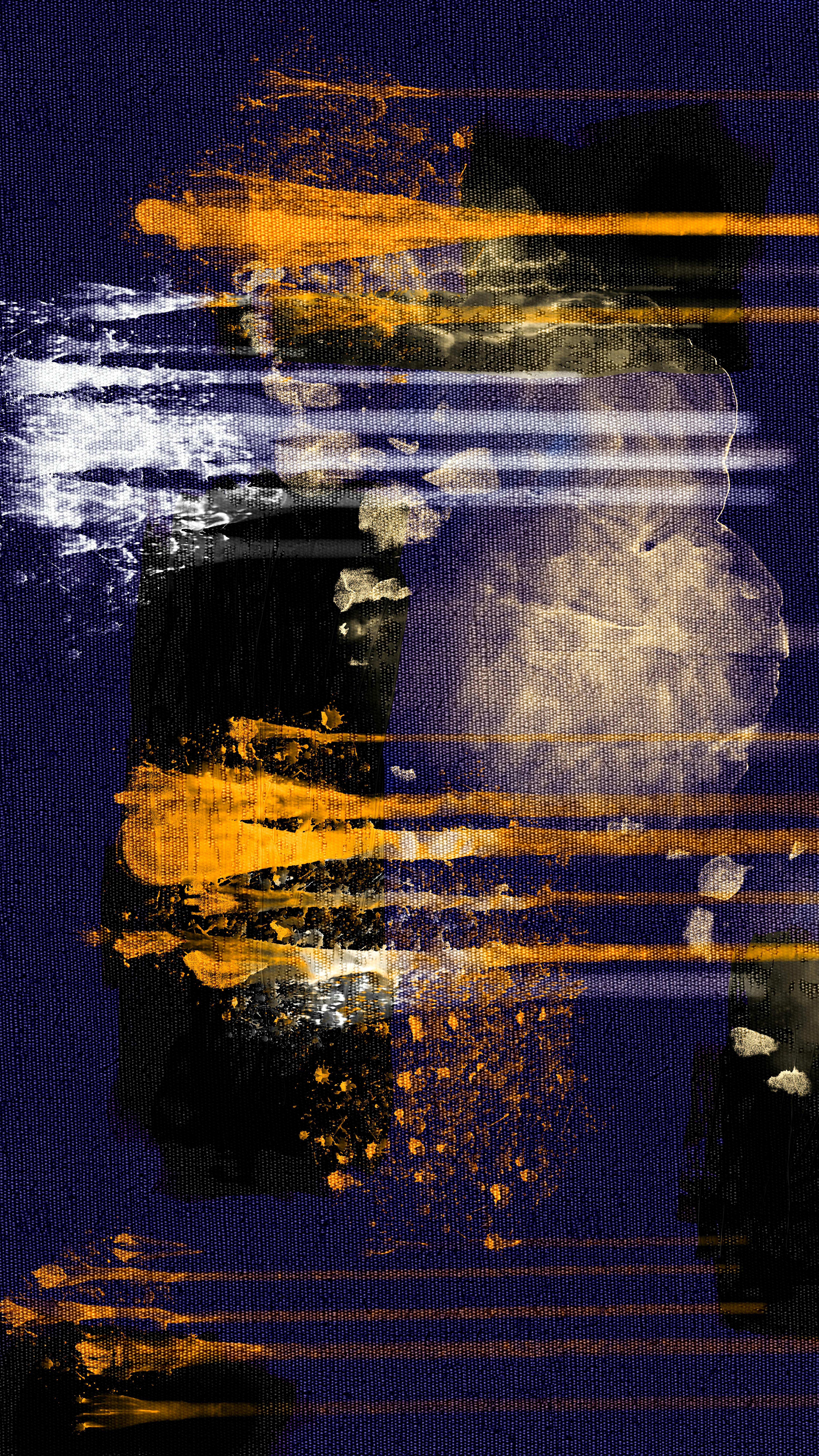 Kostnadsfria Levande abstrakt expressionistiskt konstverk med djärva penseldrag och dynamiska färger. Stock foto