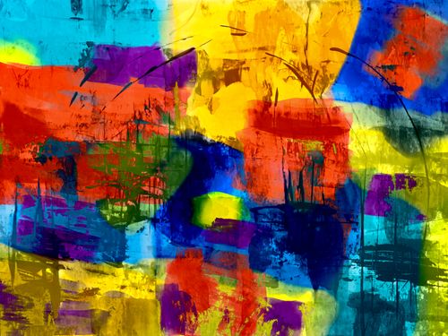 カラフルな抽象絵画 · 無料の写真素材