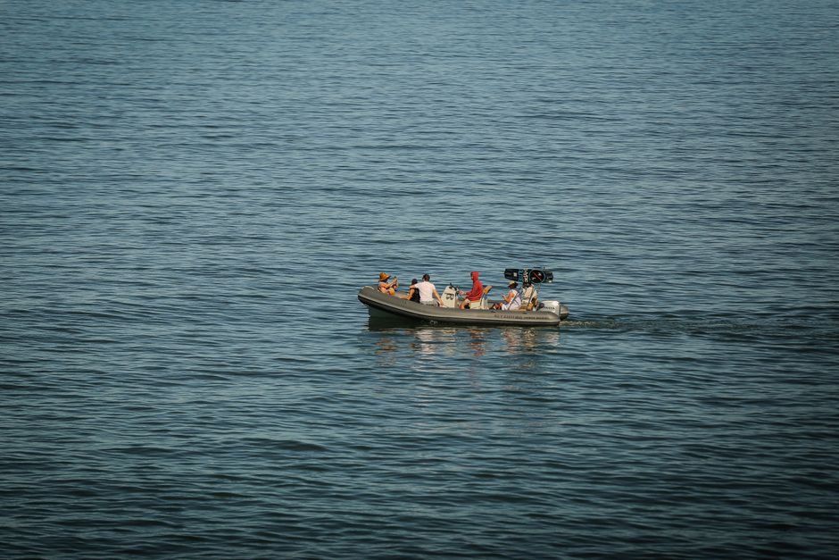 English Channel crossing migrant boat
