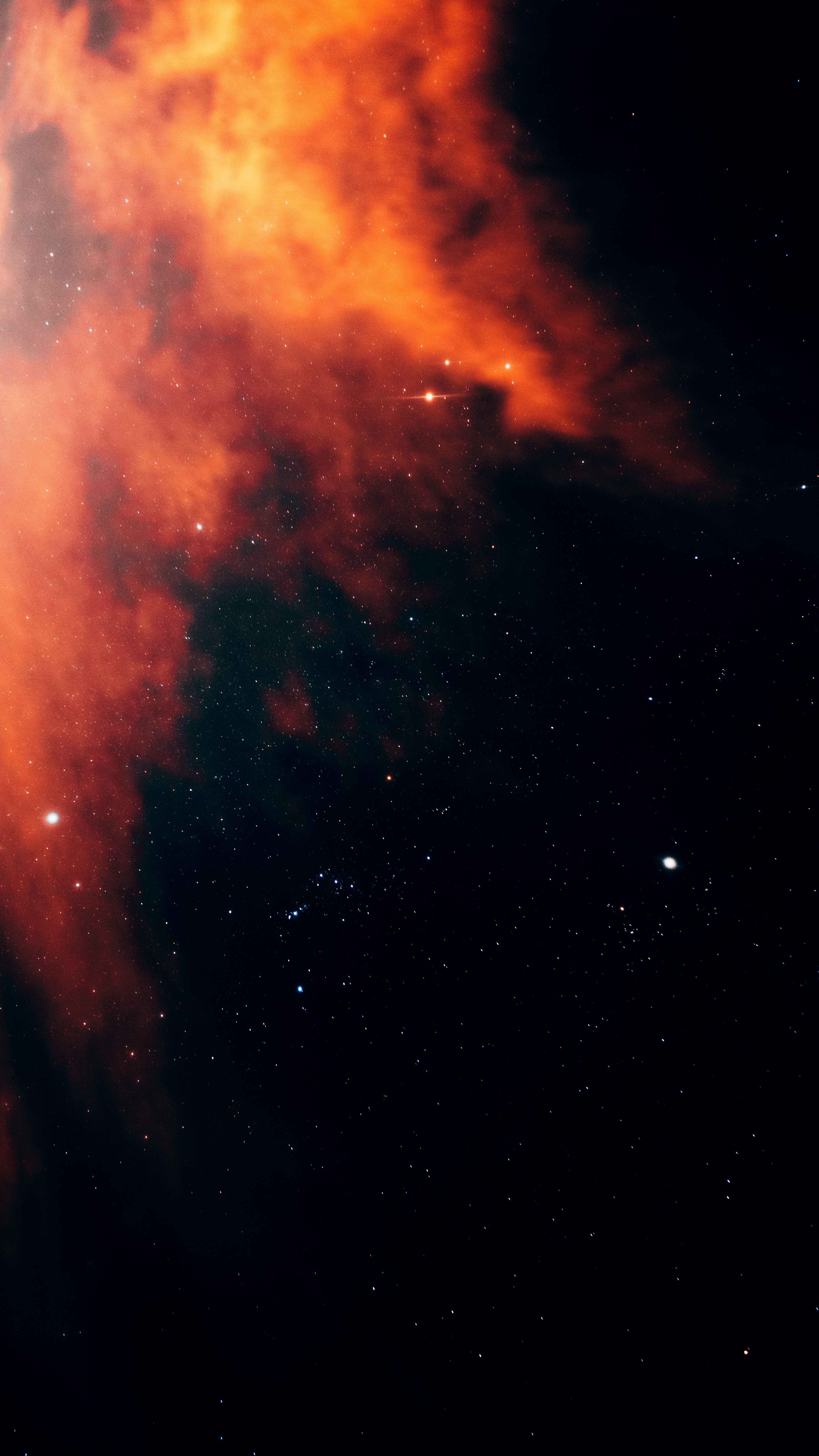 Dramatic image of a vibrant nebula with a rich starfield, showcasing cosmic beauty.
