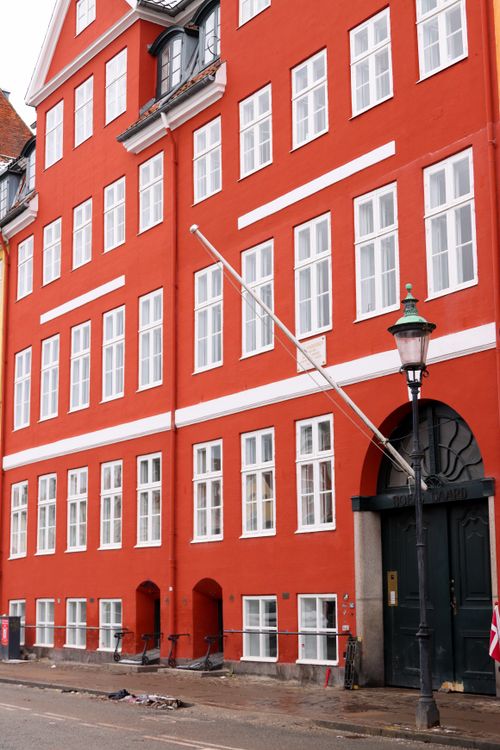 Denmark Red Classic Red Building in Copenhagen, Denmark · Free Stock Photo