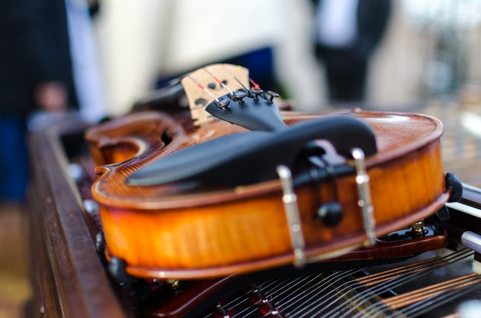 Brown String Guitar