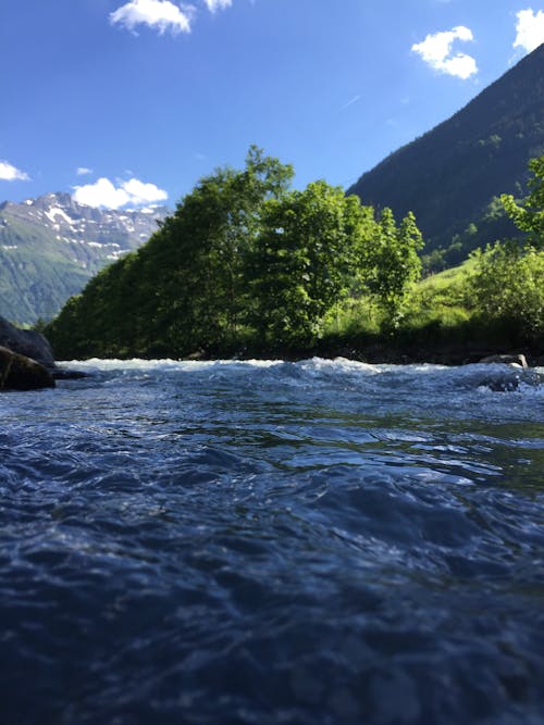 Immagine gratuita di acqua azzurra, montagna, natura
