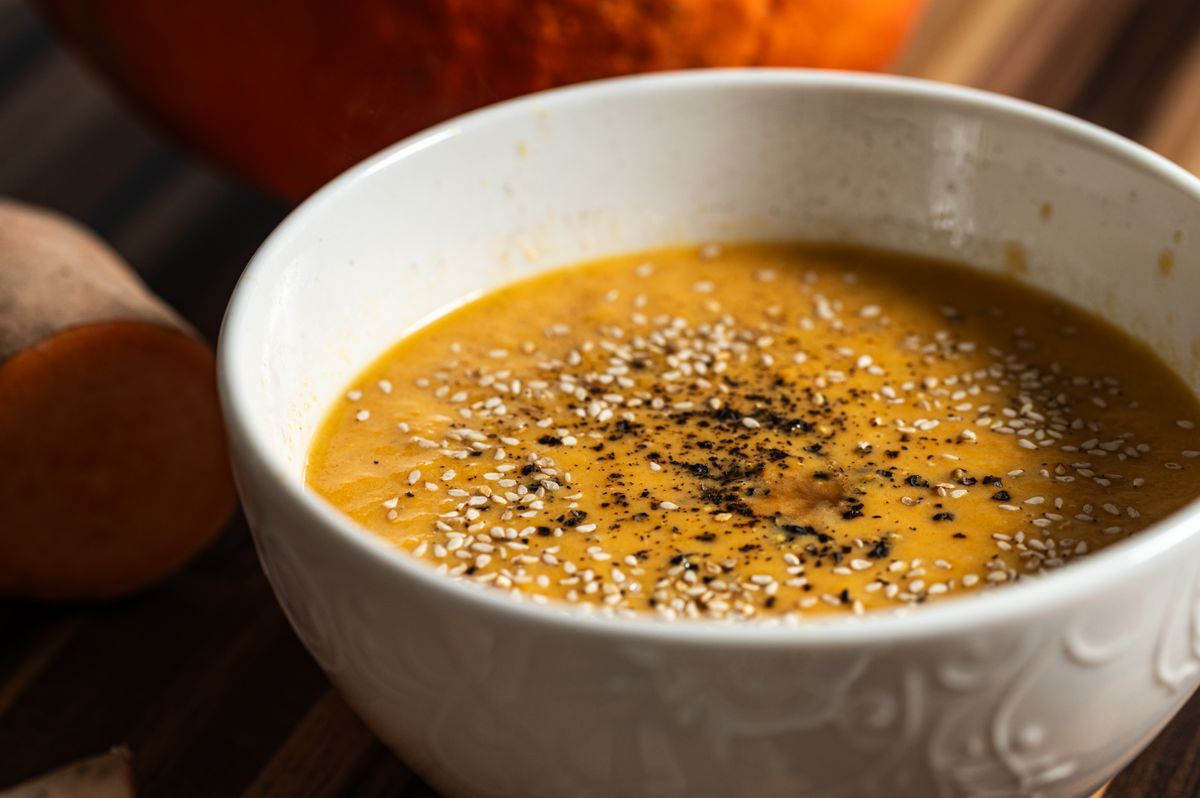Creamy pumpkin soup for thanksgiving soup recipes