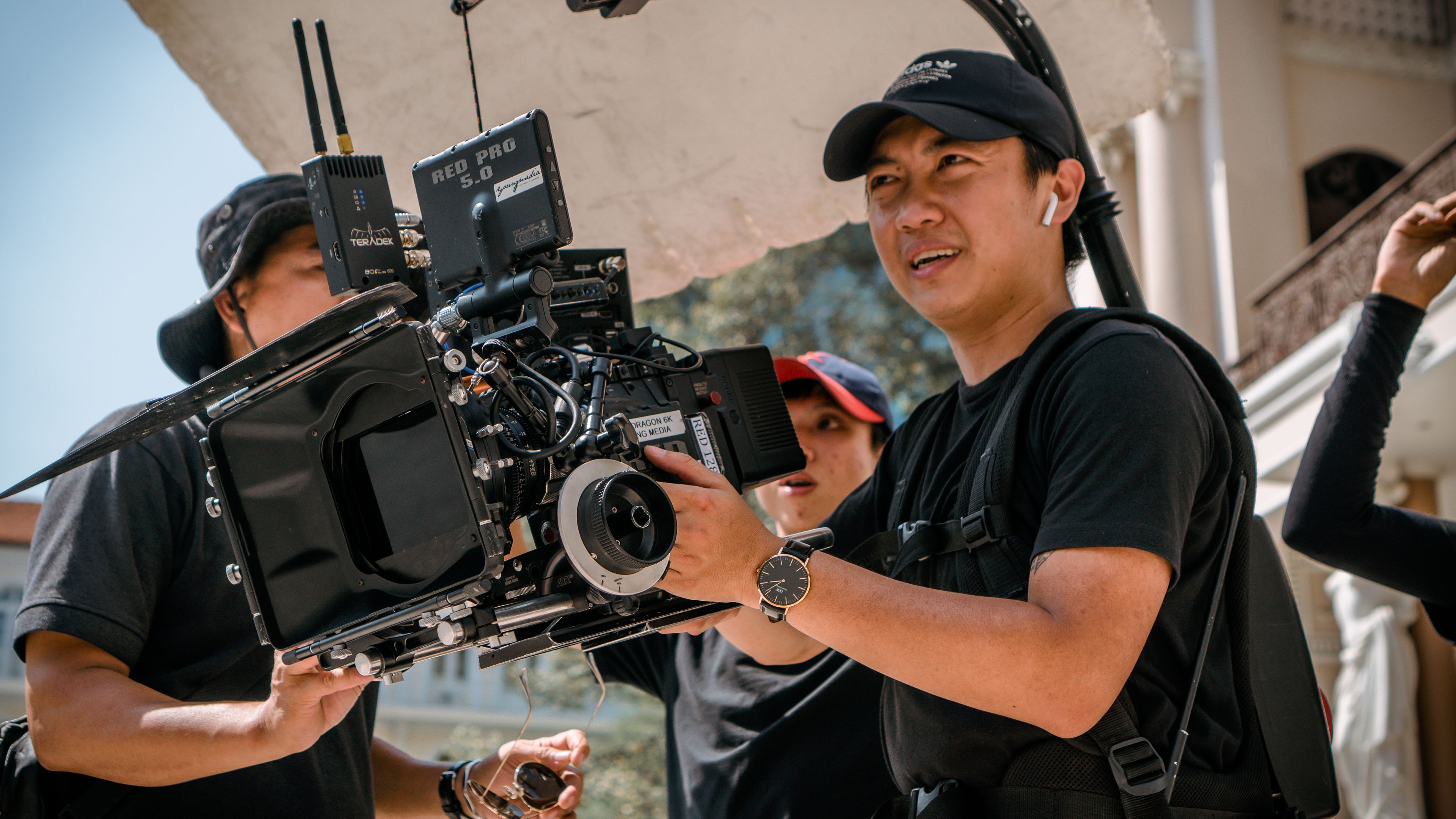 The operator between takes