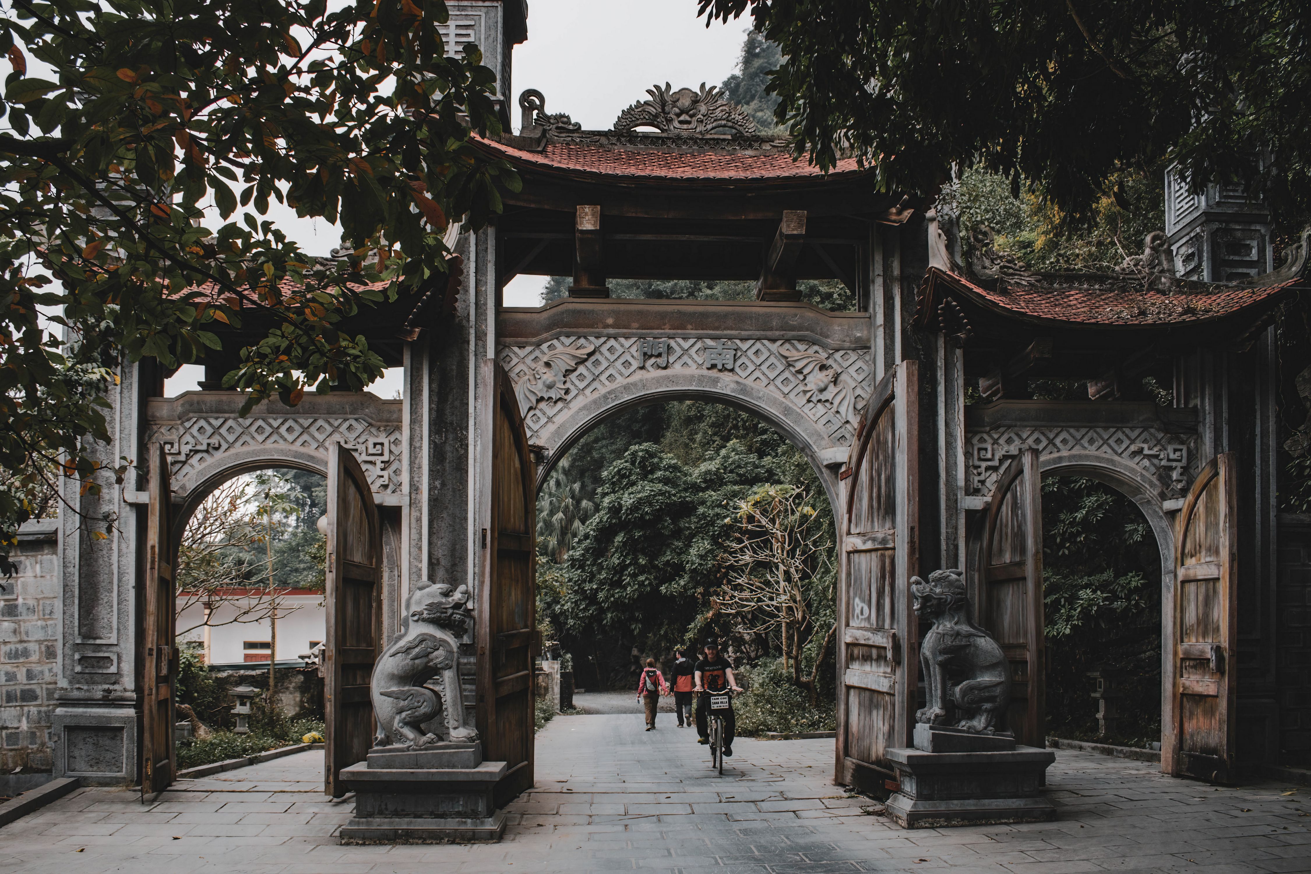 Entrance to the Củ Chi Tunnels historical site in Vietnam