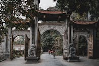 Ancient Gateway in Ninh Bình, Vietnam