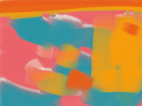 Colorful abstract art with dynamic brushstrokes in a modern expressionist style.