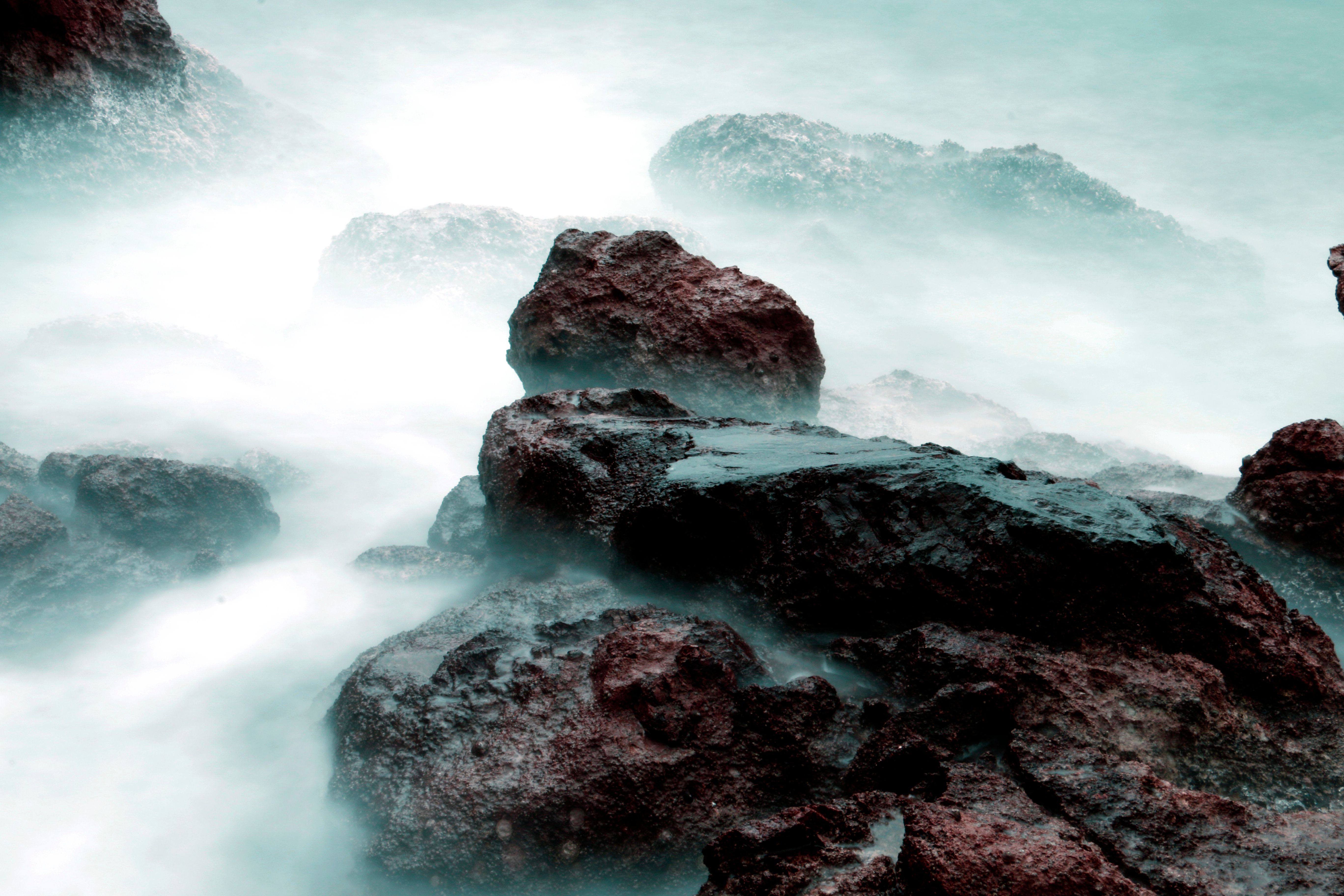 Free Stock Photo Of Fog Long Exposure Pond