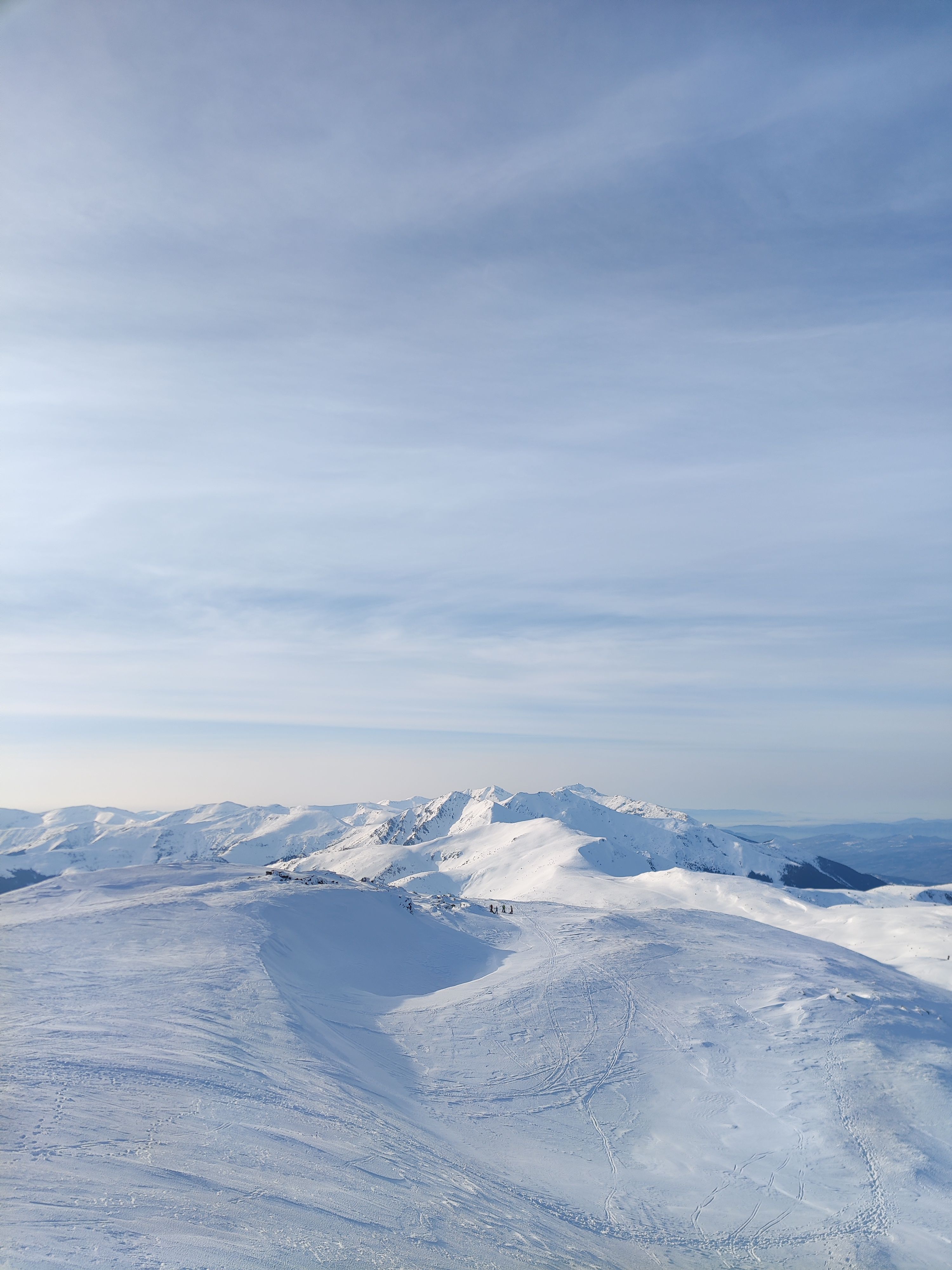 Snow-Covered Mountain Peaks Under Clear Blue Sky · Free Stock Photo