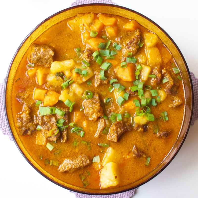 Pressure Cooker Lentil Soup with Beef Stew Meat