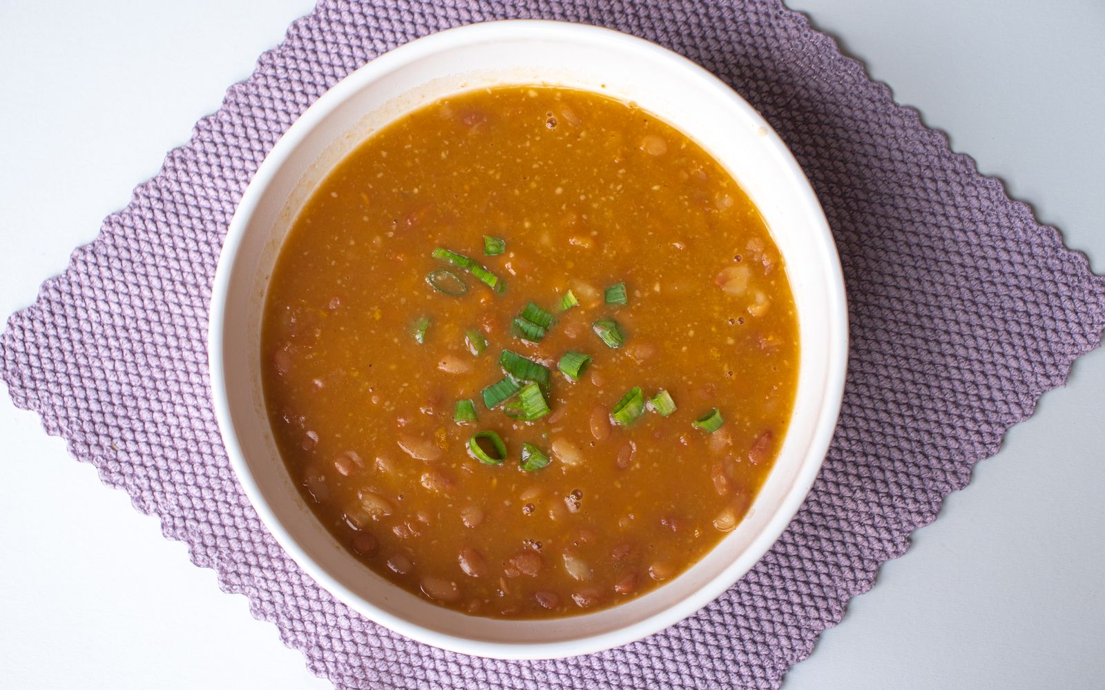 Foto de Sopa de feijão com músculo e macarrão