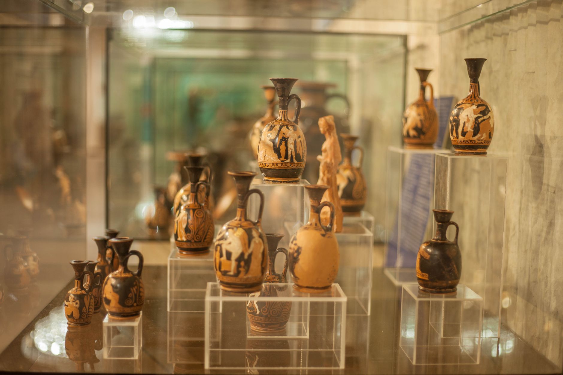 Ancient Minoan artifacts displayed in Heraklion Archaeological Museum