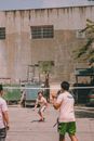 Photo of Boys Playing Badminton