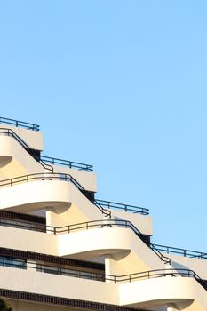 Minimalist abstract design of modern architecture in Antalya, Türkiye.
