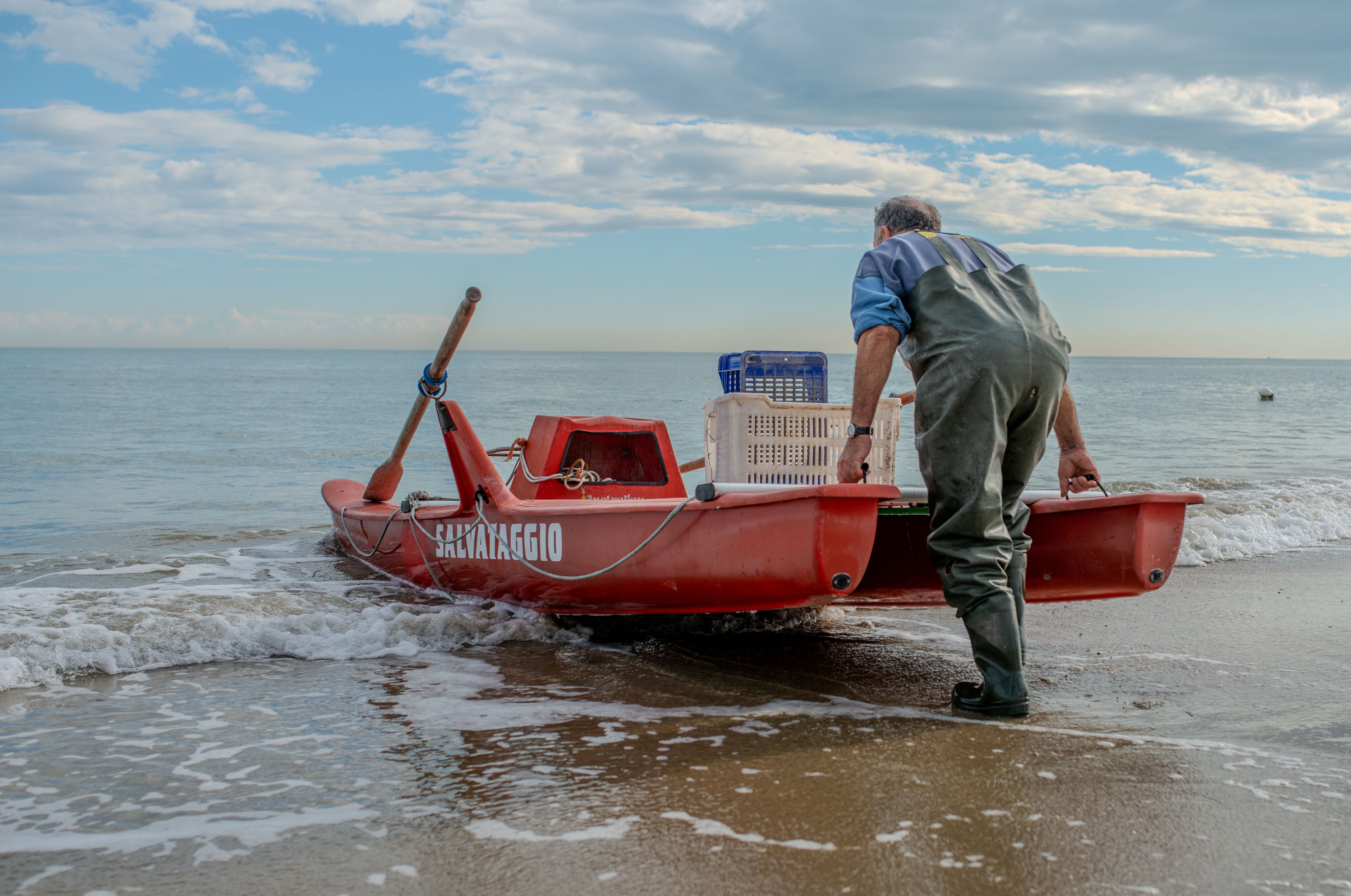 fishing boat sea rescue coast