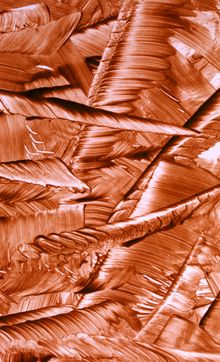Copper brush-stroke abstract, Landiva Weber on Pexels