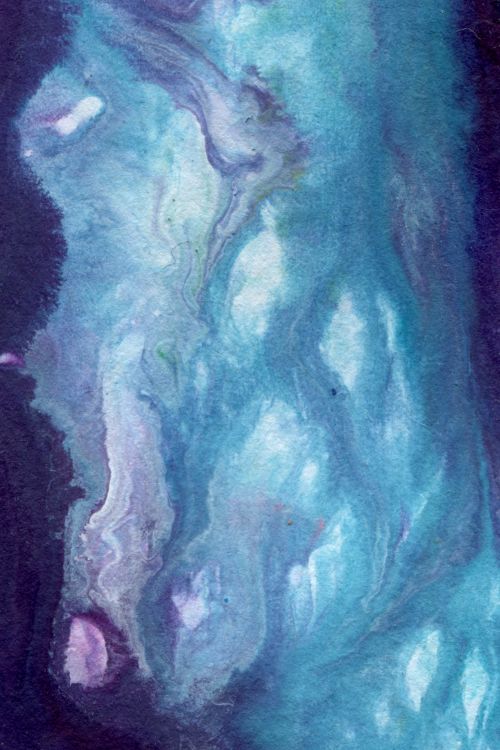 Free Abstract art piece featuring swirling blue and purple marble textures. Stock Photo