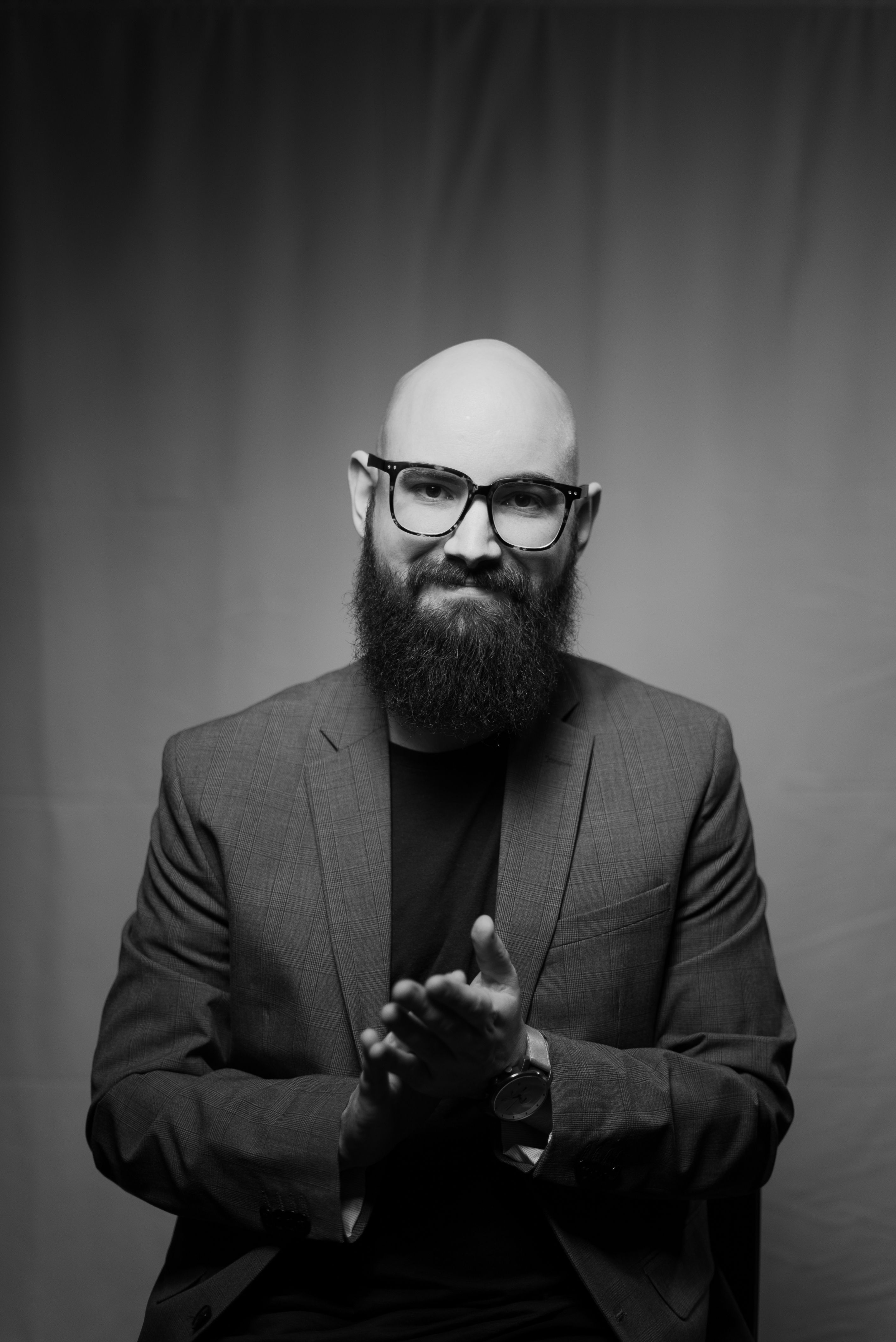 businessman portrait glasses