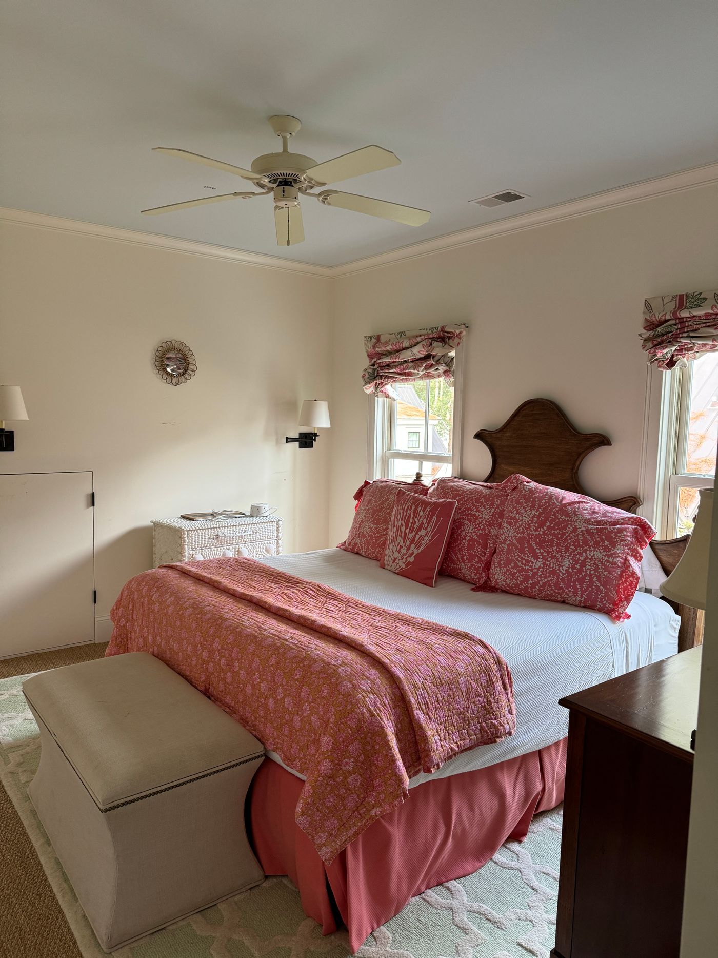 Elegant pink bedding