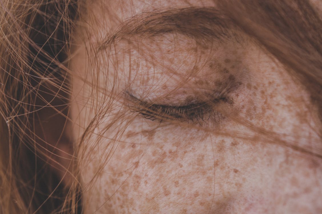 Free Close-Up Photo of Woman's Face Stock Photo