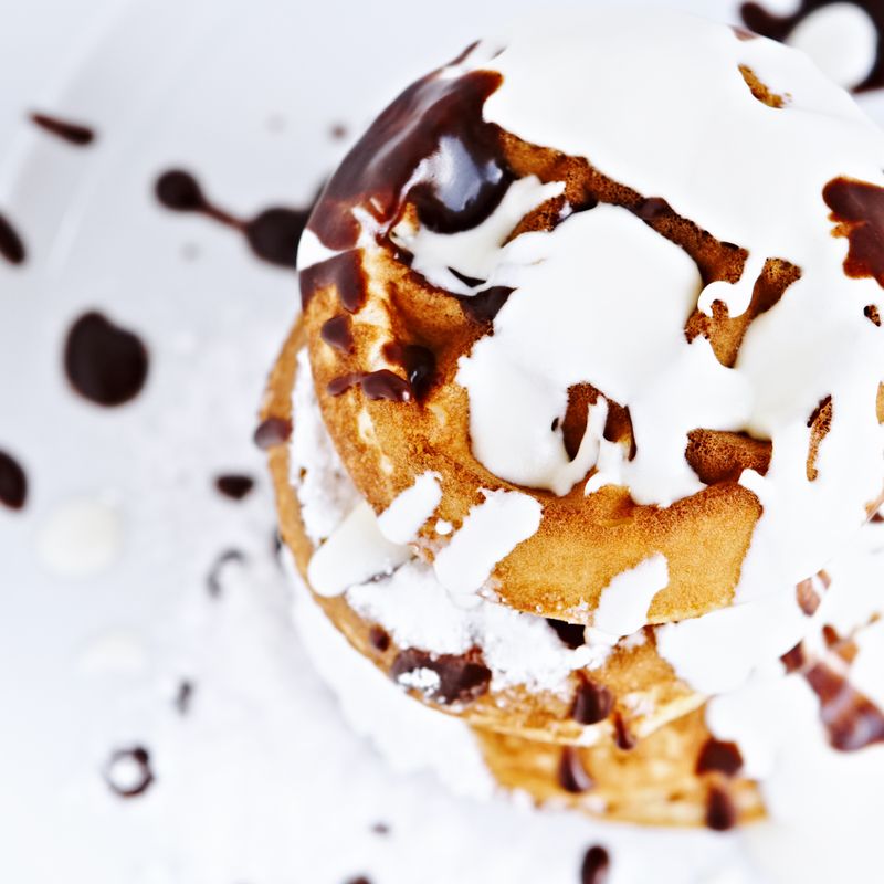 Chocolate Profiteroles with Whipped Cream