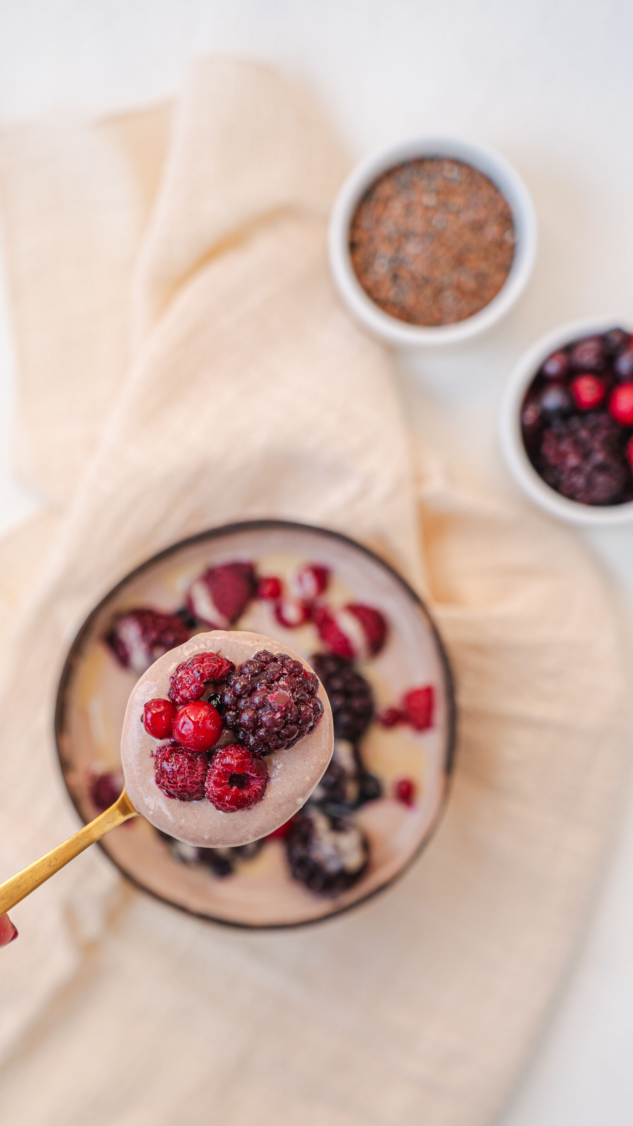 Yaourt aux fruits rouges