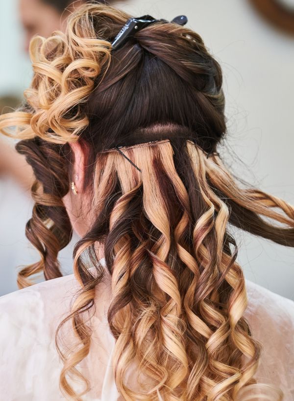 Détail de boucles travaillées